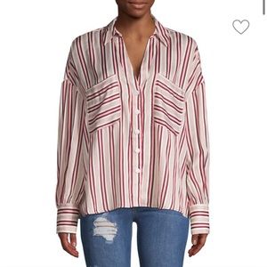 Free People Mad About You Button Down Top